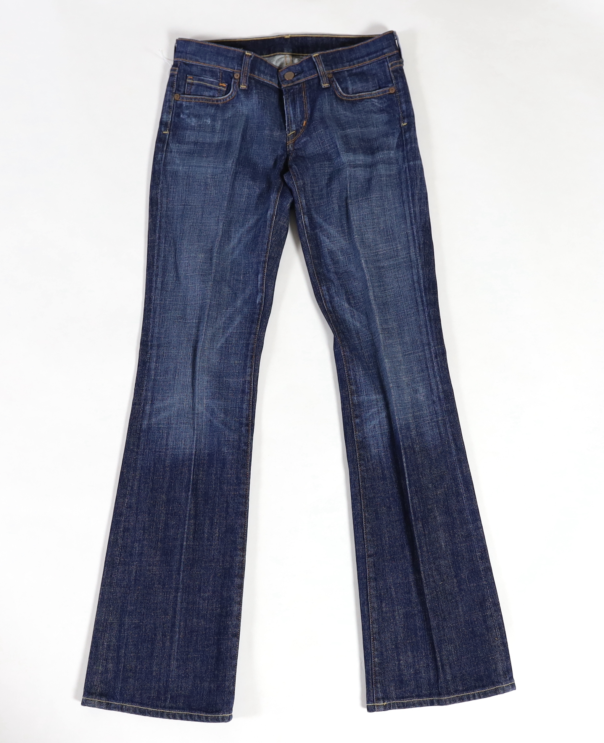 Three pairs of 7 All Mankind lady's jeans size 28